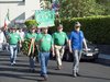 047 Fogliano Redipuglia - La parata, il Vessillo Sezione di Gorizia